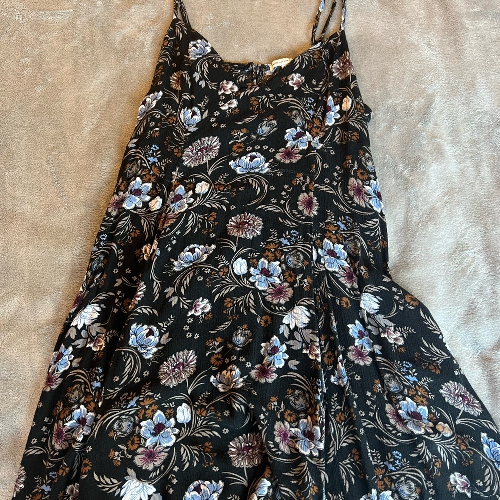Floral Spaghetti Strap Dress